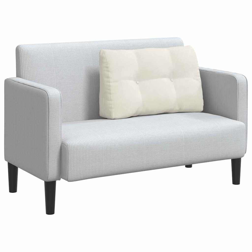 Μαξιλάρι Πλάτης Κρεμ 80 x 24 x 50 εκ Βελούδο