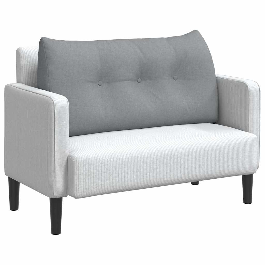 Μαξιλάρι Πλάτης Ανοιχτό γκρι 100 x 24 x 50 εκ ύφασμα