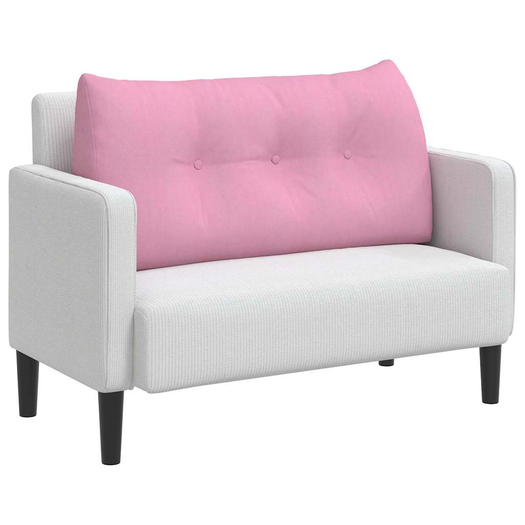 Μαξιλάρι Πλάτης Ροζ 100 x 24 x 50 εκ ύφασμα - Pakobazaar