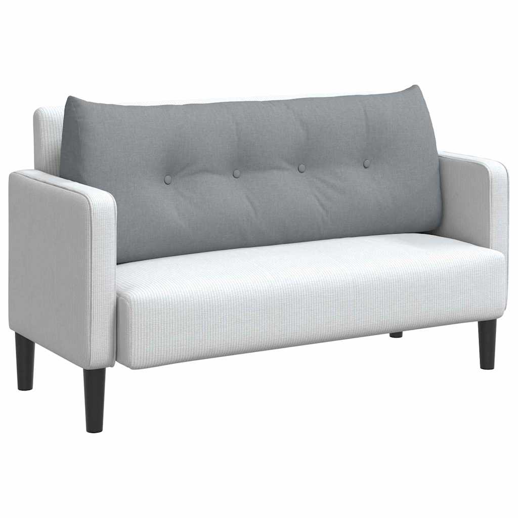 Μαξιλάρι Πλάτης Ανοιχτό γκρι 120 x 24 x 50 εκ ύφασμα