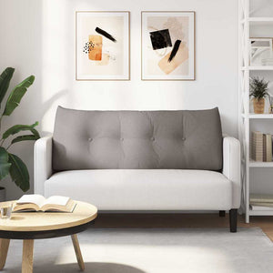 Μαξιλάρι Πλάτης Taupe 120 x 24 x 50 εκ ύφασμα - Pakobazaar