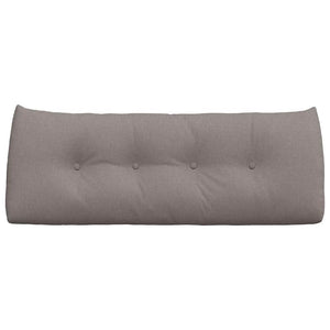 Μαξιλάρι Πλάτης Taupe 120 x 24 x 50 εκ ύφασμα - Pakobazaar