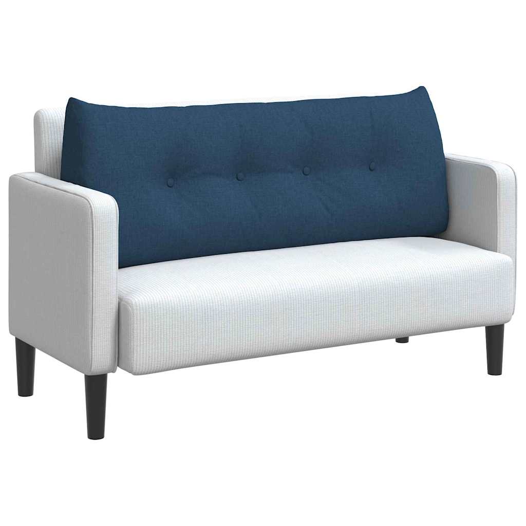 Μαξιλάρι Πλάτης Μπλε 120 x 24 x 50 εκ ύφασμα