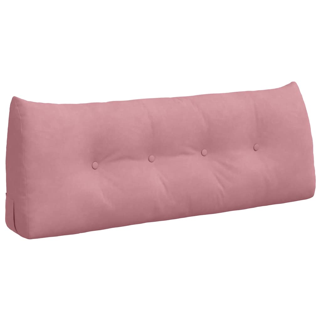 Μαξιλάρι Πλάτης Ροζ 120 x 24 x 50 εκ Βελούδο - Pakobazaar