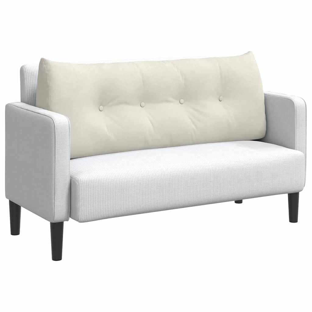 Μαξιλάρι Πλάτης Κρεμ 120 x 24 x 50 εκ Βελούδο - Pakobazaar