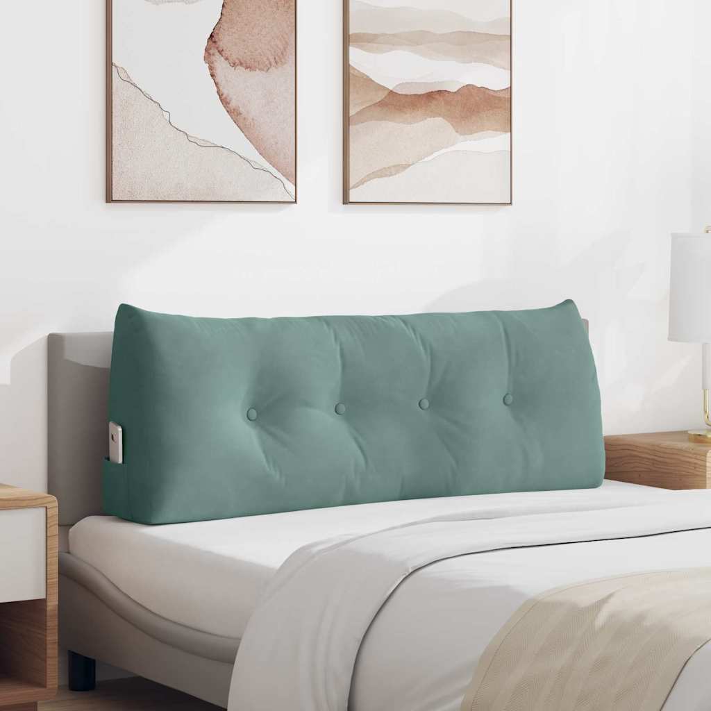 Μαξιλάρι Πλάτης Θαλασσί 120 x 24 x 50 εκ Βελούδο