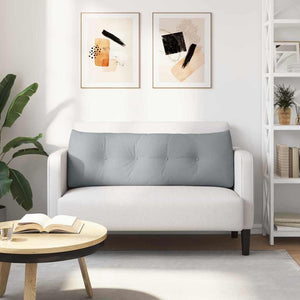 Μαξιλάρι Πλάτης Ανοιχτό γκρι 140 x 24 x 50 εκ ύφασμα - Pakobazaar
