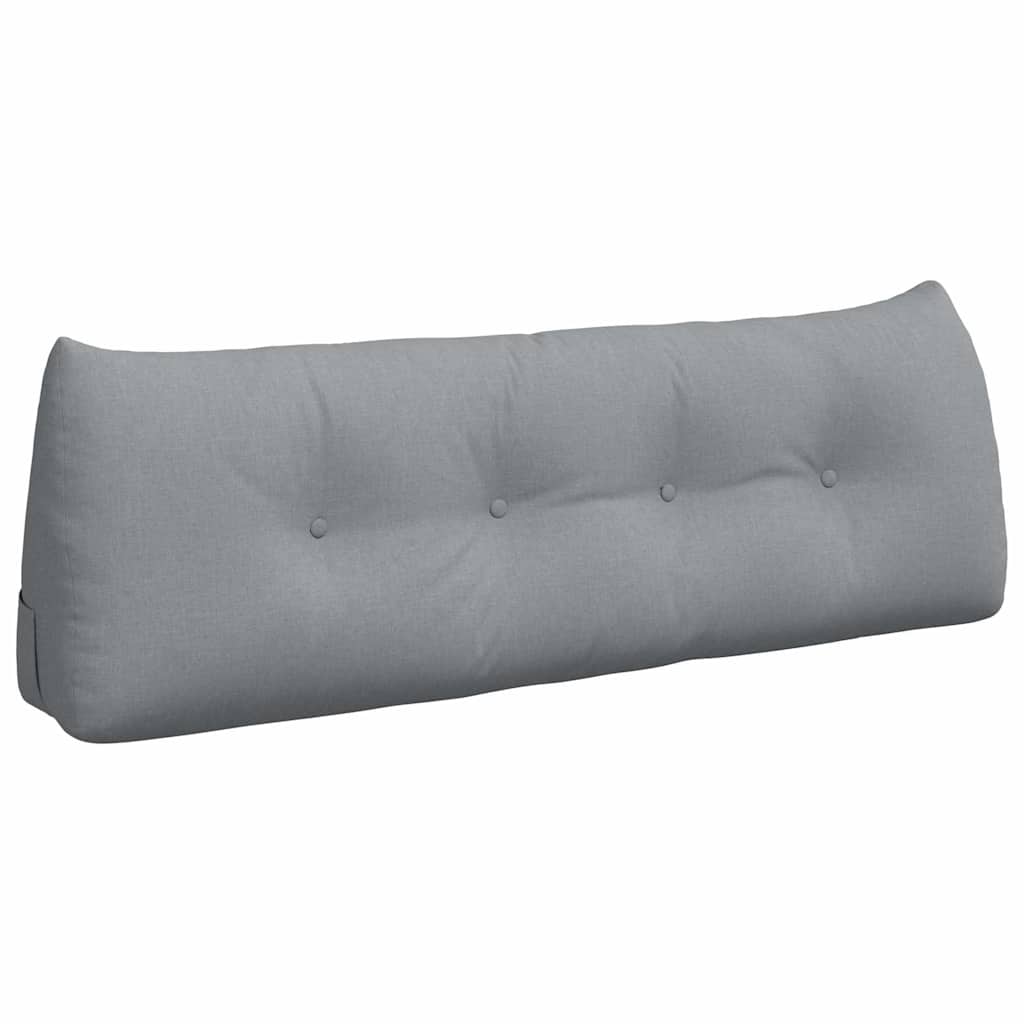 Μαξιλάρι Πλάτης Ανοιχτό γκρι 140 x 24 x 50 εκ ύφασμα - Pakobazaar