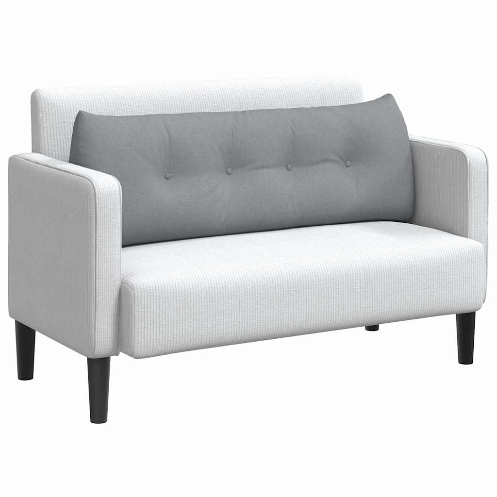Μαξιλάρι Πλάτης Ανοιχτό γκρι 140 x 24 x 50 εκ ύφασμα - Pakobazaar