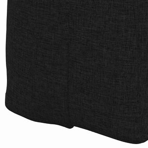 Μαξιλάρι Πλάτης Μαύρο 140 x 24 x 50 εκ ύφασμα