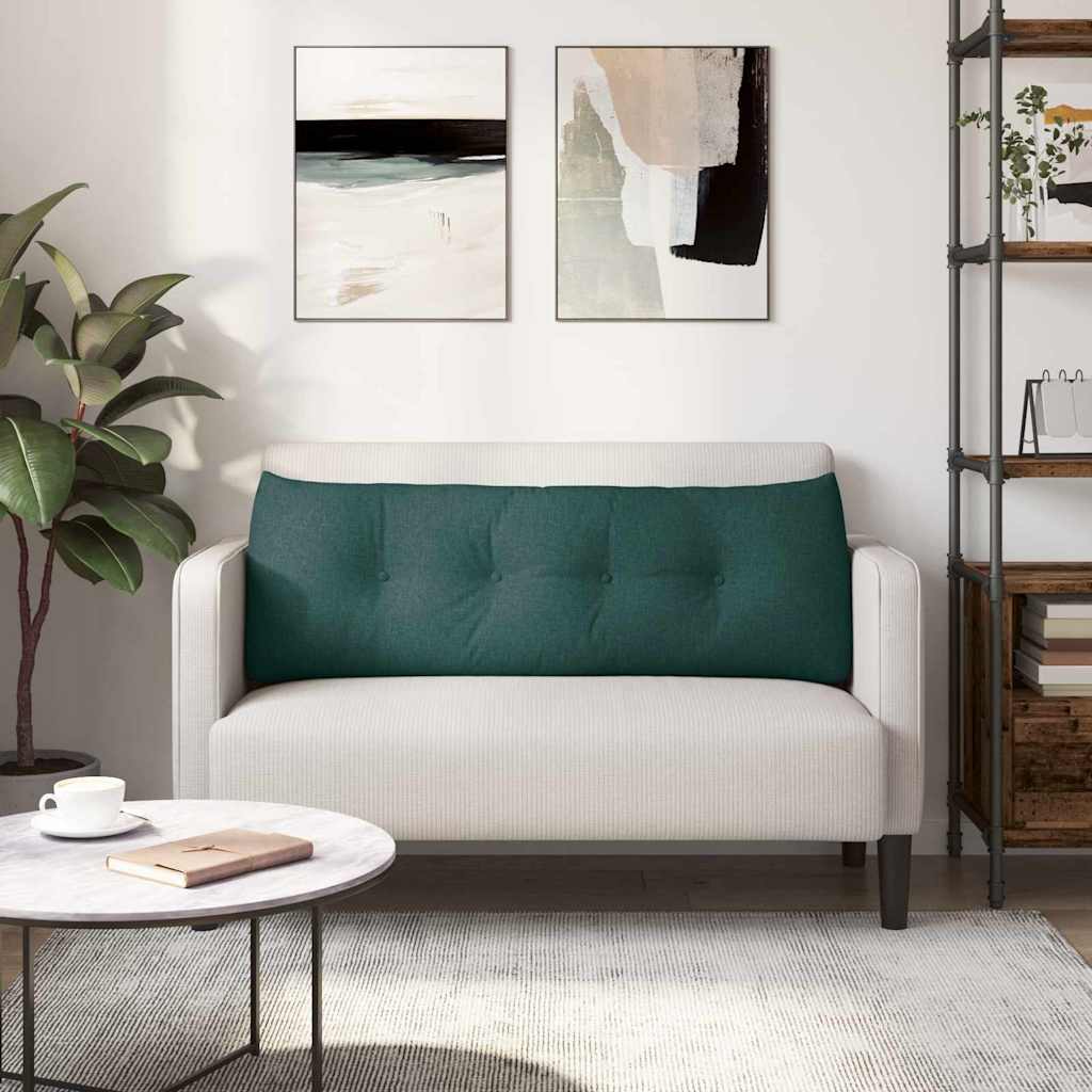 Μαξιλάρι Πλάτης Σκούρο Πράσινο 140 x 24 x 50 εκ ύφασμα