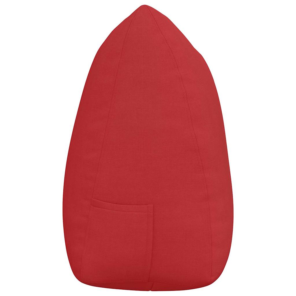Μαξιλάρι Πλάτης Κόκκινο 140 x 24 x 50 εκ ύφασμα