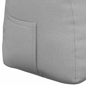 Μαξιλάρι Πλάτης Σκίουρος Γκρί 140 x 24 x 50 εκ ύφασμα