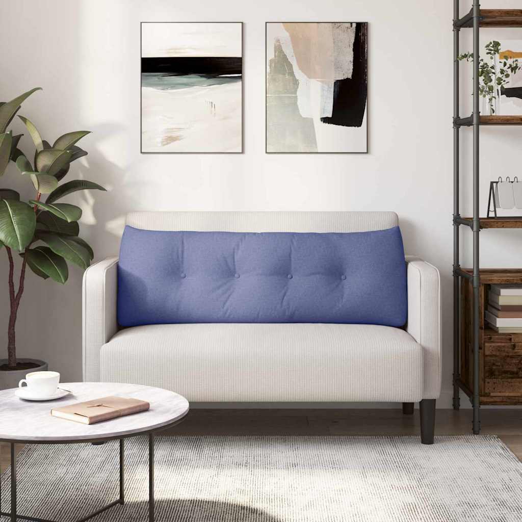 Μαξιλάρι Πλάτης Μπλε τζην 140 x 24 x 50 εκ ύφασμα