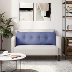Μαξιλάρι Πλάτης Μπλε τζην 140 x 24 x 50 εκ ύφασμα
