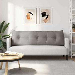 Μαξιλάρι Πλάτης Taupe 160 x 24 x 50 εκ ύφασμα - Pakobazaar