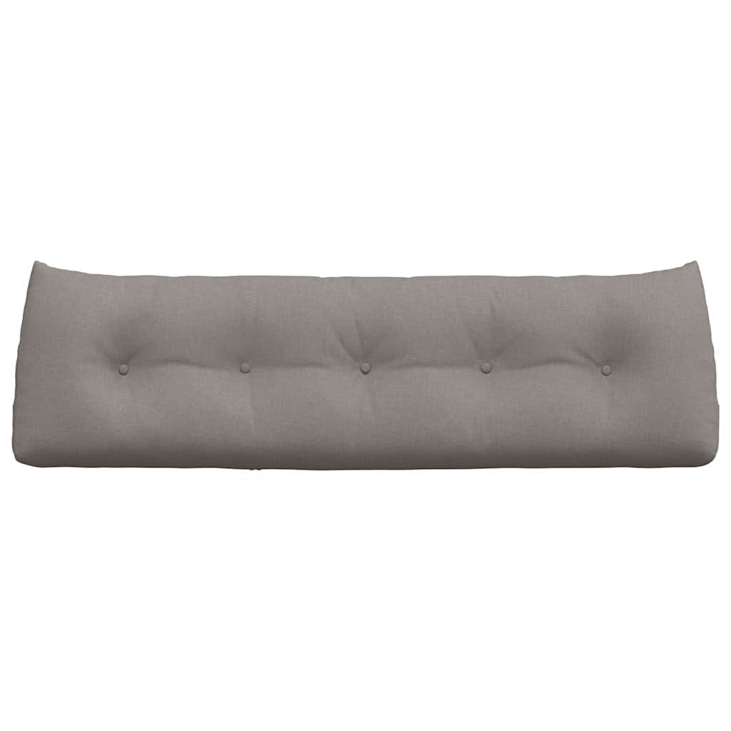 Μαξιλάρι Πλάτης Taupe 160 x 24 x 50 εκ ύφασμα - Pakobazaar