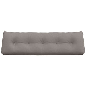 Μαξιλάρι Πλάτης Taupe 160 x 24 x 50 εκ ύφασμα - Pakobazaar