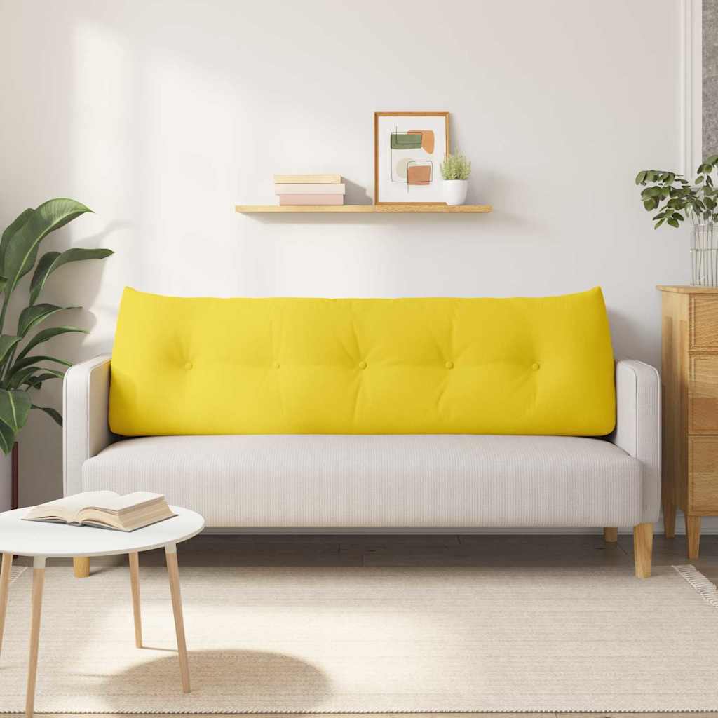 Μαξιλάρι Πλάτης Απαλό Κίτρινο 160 x 24 x 50 εκ ύφασμα