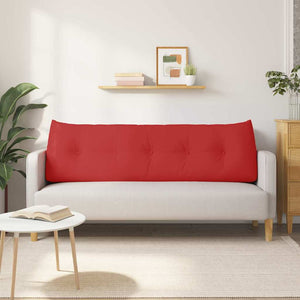 Μαξιλάρι Πλάτης Κόκκινο 160 x 24 x 50 εκ ύφασμα - Pakobazaar
