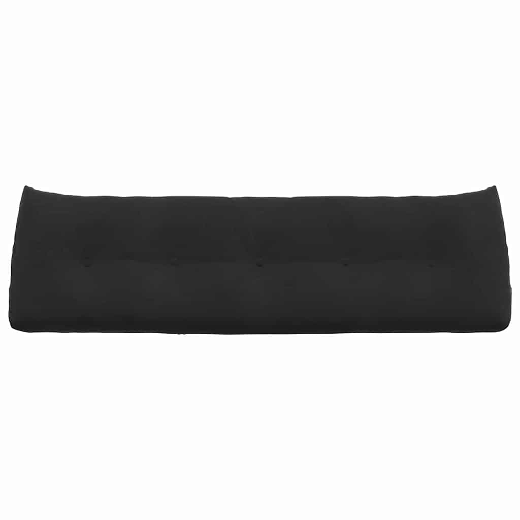 Μαξιλάρι Πλάτης Μαύρο 160 x 24 x 50 εκ Βελούδο - Pakobazaar