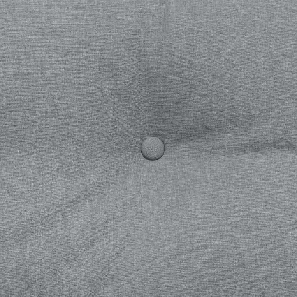 Μαξιλάρι Πλάτης Ανοιχτό γκρι 180 x 24 x 50 εκ ύφασμα - Pakobazaar