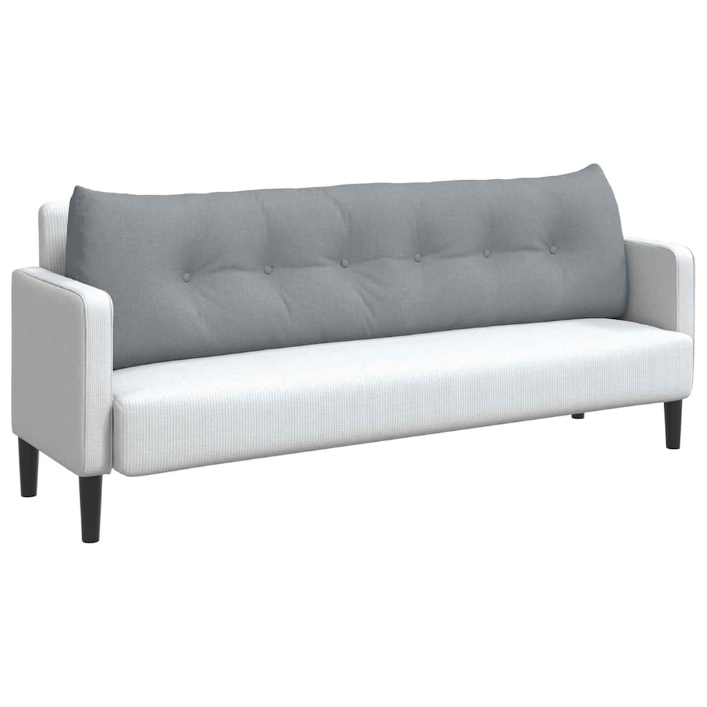 Μαξιλάρι Πλάτης Ανοιχτό γκρι 180 x 24 x 50 εκ ύφασμα - Pakobazaar