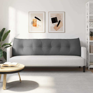 Μαξιλάρι Πλάτης Σκούρο Γκρι 180 x 24 x 50 εκ ύφασμα - Pakobazaar