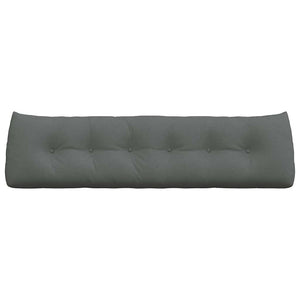 Μαξιλάρι Πλάτης Σκούρο Γκρι 180 x 24 x 50 εκ ύφασμα - Pakobazaar