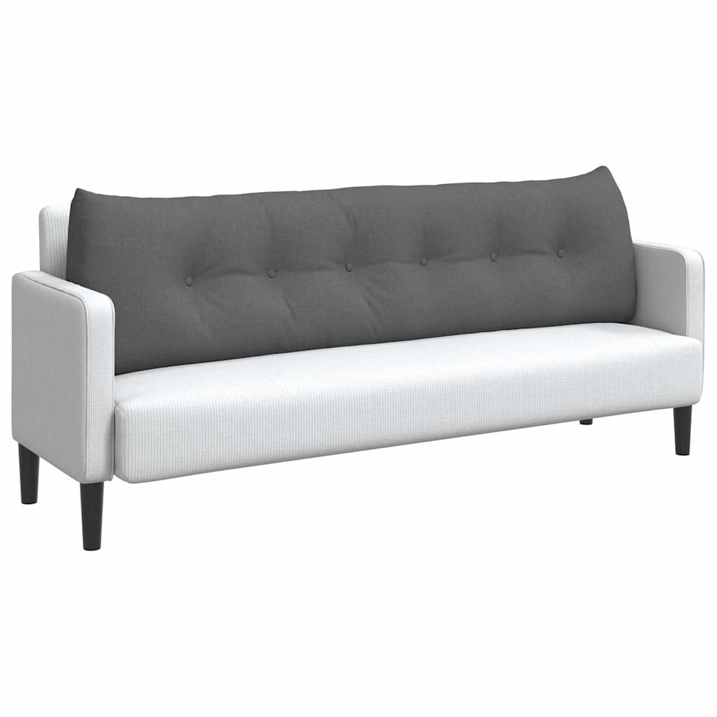 Μαξιλάρι Πλάτης Σκούρο Γκρι 180 x 24 x 50 εκ ύφασμα - Pakobazaar