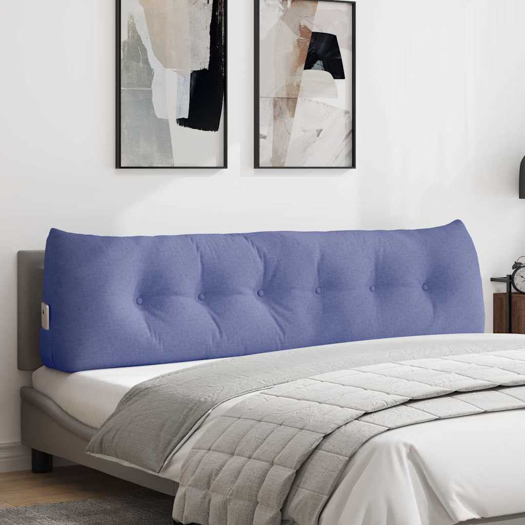 Μαξιλάρι Πλάτης Μπλε τζην 180 x 24 x 50 εκ ύφασμα - Pakobazaar