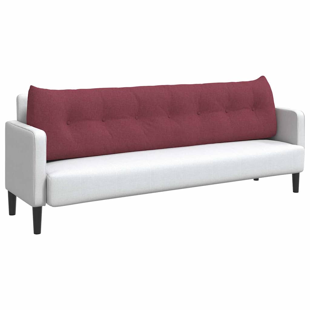 Μαξιλάρι Πλάτης Κόκκινο 200 x 24 x 50 εκ ύφασμα - Pakobazaar