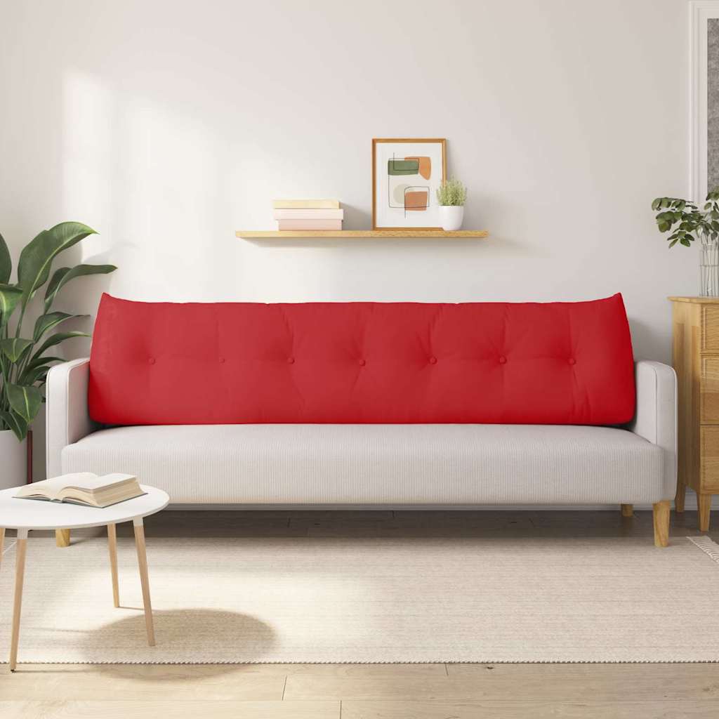 Μαξιλάρι Πλάτης Κόκκινο 200 x 24 x 50 εκ ύφασμα