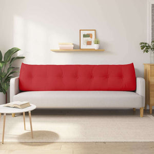 Μαξιλάρι Πλάτης Κόκκινο 200 x 24 x 50 εκ ύφασμα - Pakobazaar