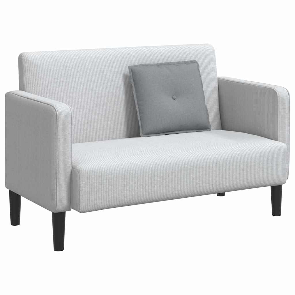 Μαξιλάρι Πλάτης Ανοιχτό γκρι 50 x 19 x 45 εκ ύφασμα