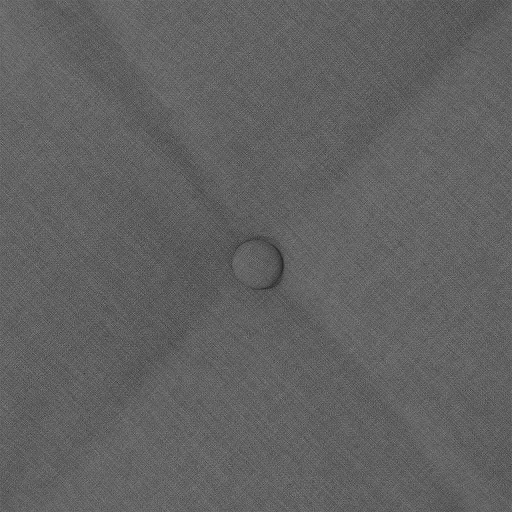 Μαξιλάρι Πλάτης Σκούρο Γκρι 50 x 19 x 45 εκ ύφασμα