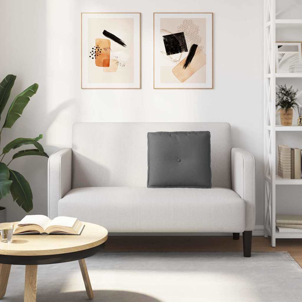 Μαξιλάρι Πλάτης Σκούρο Γκρι 50 x 19 x 45 εκ ύφασμα