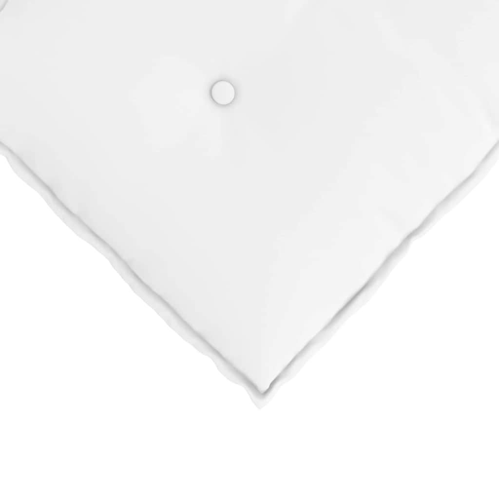 Μαξιλάρι Πλάτης Λευκό 50 x 19 x 45 εκ ύφασμα