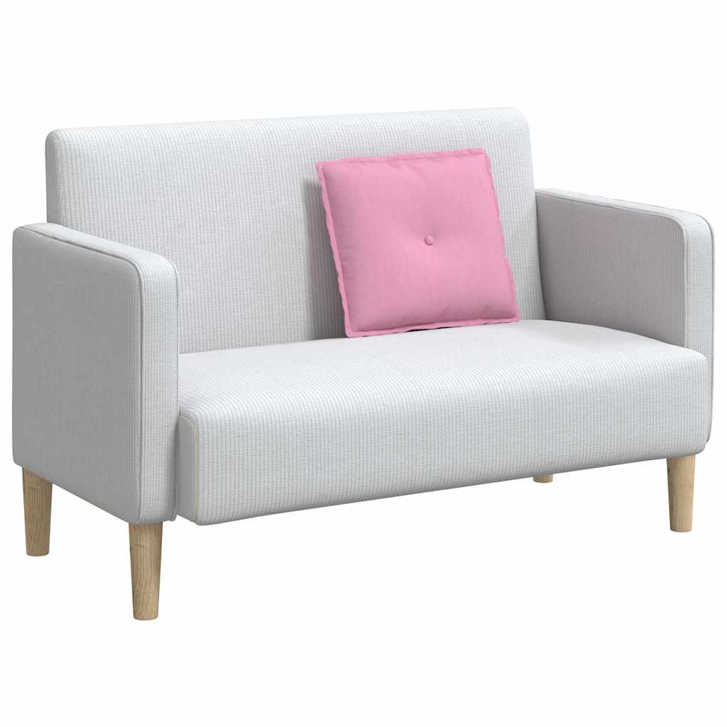 Μαξιλάρι Πλάτης Ροζ 50 x 19 x 45 εκ ύφασμα