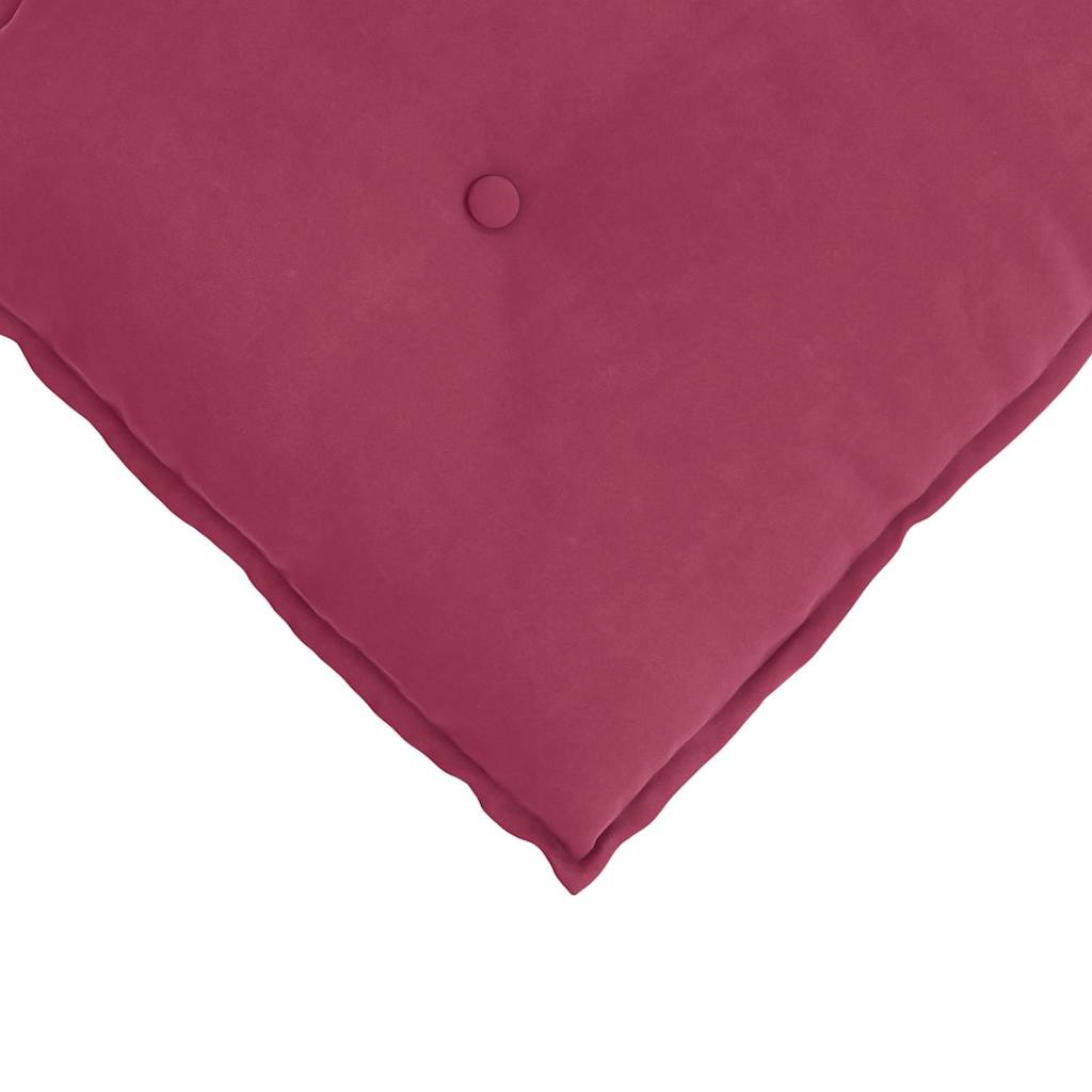 Μαξιλάρι Πλάτης Κόκκινο 50 x 45 εκ. Υφασμάτινο Κορντουρά