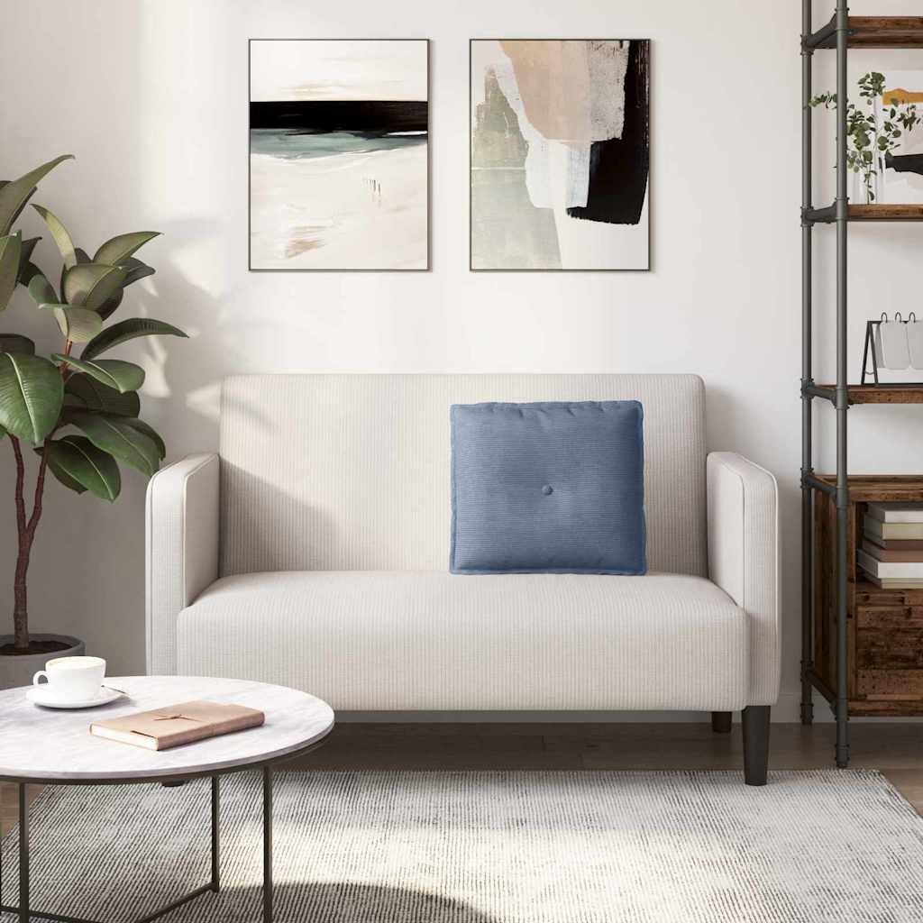 Μαξιλάρι Πλάτης Μπλε 50 x 45 εκ. Υφασμάτινο Κορντουρά