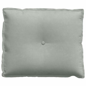 Μαξιλάρι Πλάτης Ανοιχτό γκρι 60 x 50 cm Υφασμάτινο Κορντουρά