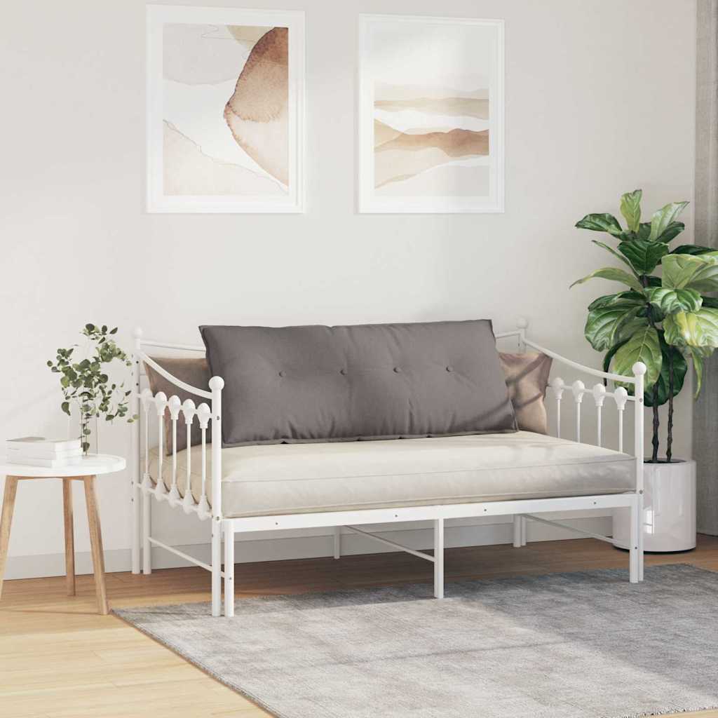 Μαξιλάρι Πλάτης Taupe 120 x 19 x 50 εκ ύφασμα