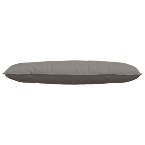 Μαξιλάρι Πλάτης Taupe 120 x 19 x 50 εκ ύφασμα