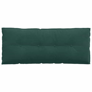 Μαξιλάρι Πλάτης Σκούρο Πράσινο 120 x 50 cm Υφασμάτινο Κορντουρά