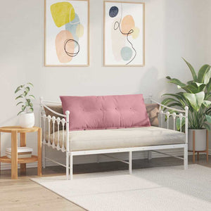 Μαξιλάρι Πλάτης Ροζ 120 x 50 cm Υφασμάτινο Κορντουρά
