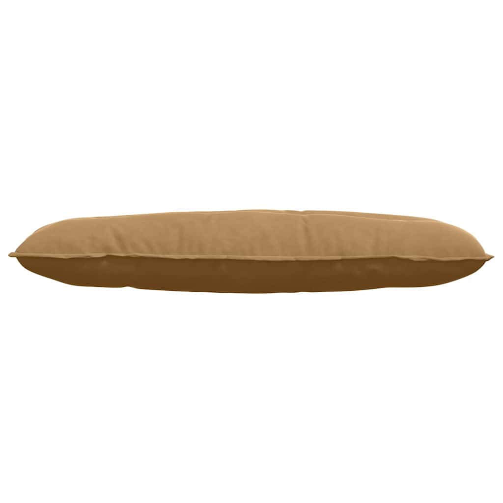 Μαξιλάρι Πλάτης Καφέ 120 x 50 cm Υφασμάτινο Κορντουρά