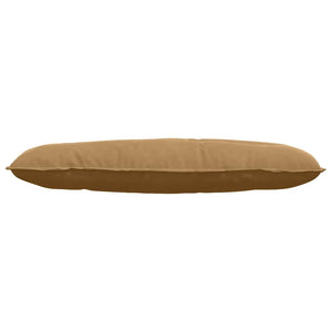 Μαξιλάρι Πλάτης Καφέ 120 x 50 cm Υφασμάτινο Κορντουρά