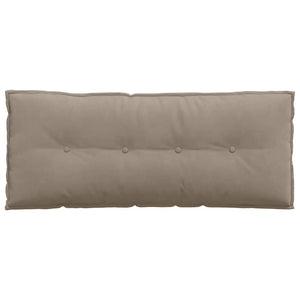 Μαξιλάρι Πλάτης Taupe 120 x 50 cm Ύφασμα Μικροΐνας