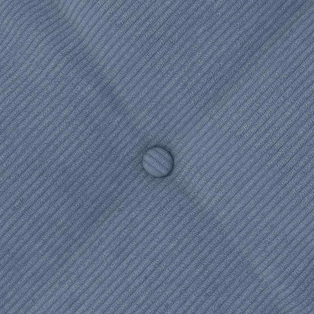 Μαξιλάρι Πλάτης Μπλε 120 x 50 cm Υφασμάτινο Κορντουρά